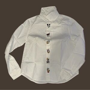 Forever 21 Cream Shirt with Disney Design